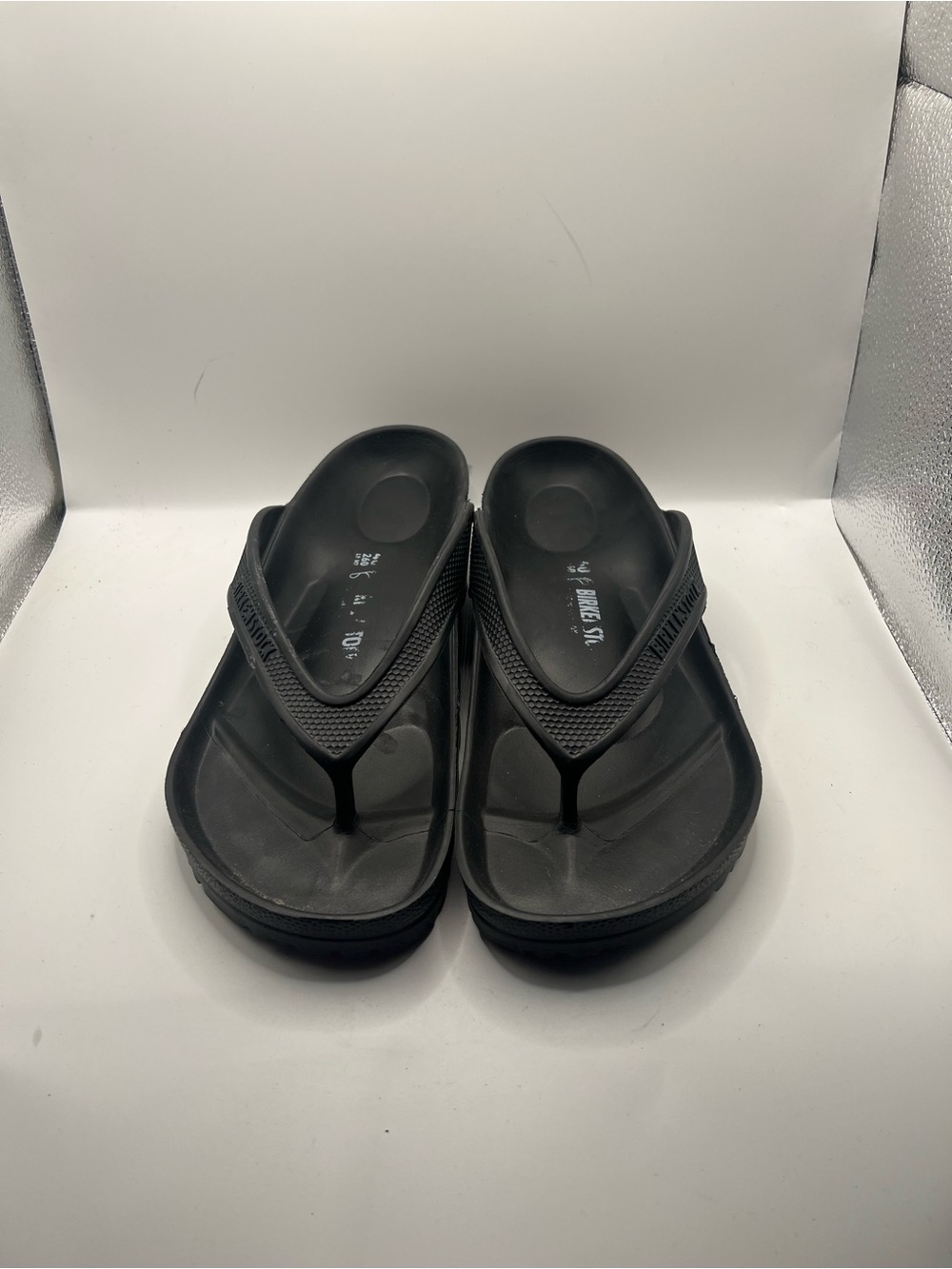 Birkenstock Black‎ Men's Foam Thong Sandals